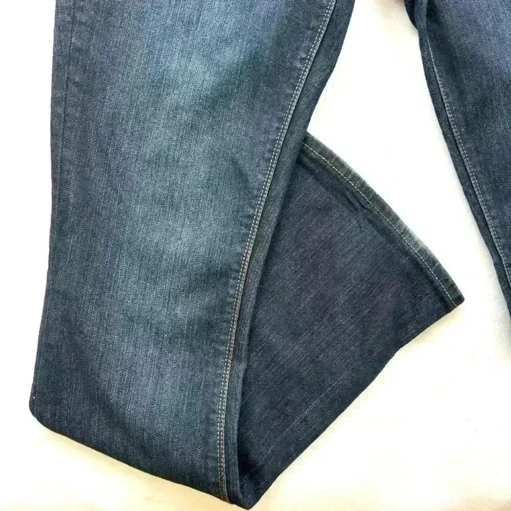DKNY Dark Blue Flare & Wide Leg Jeans - Picture 7 of 13